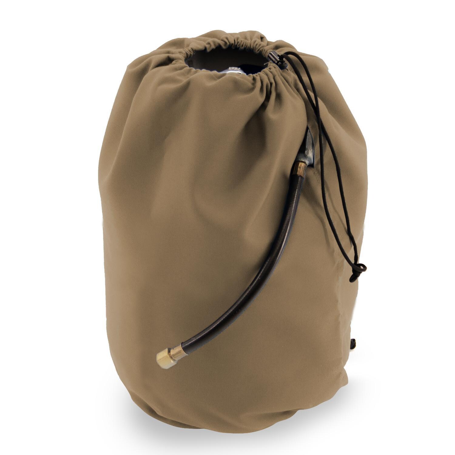 Signature Series Propane Tank Cover by BBQGuys - In Use thumbnail