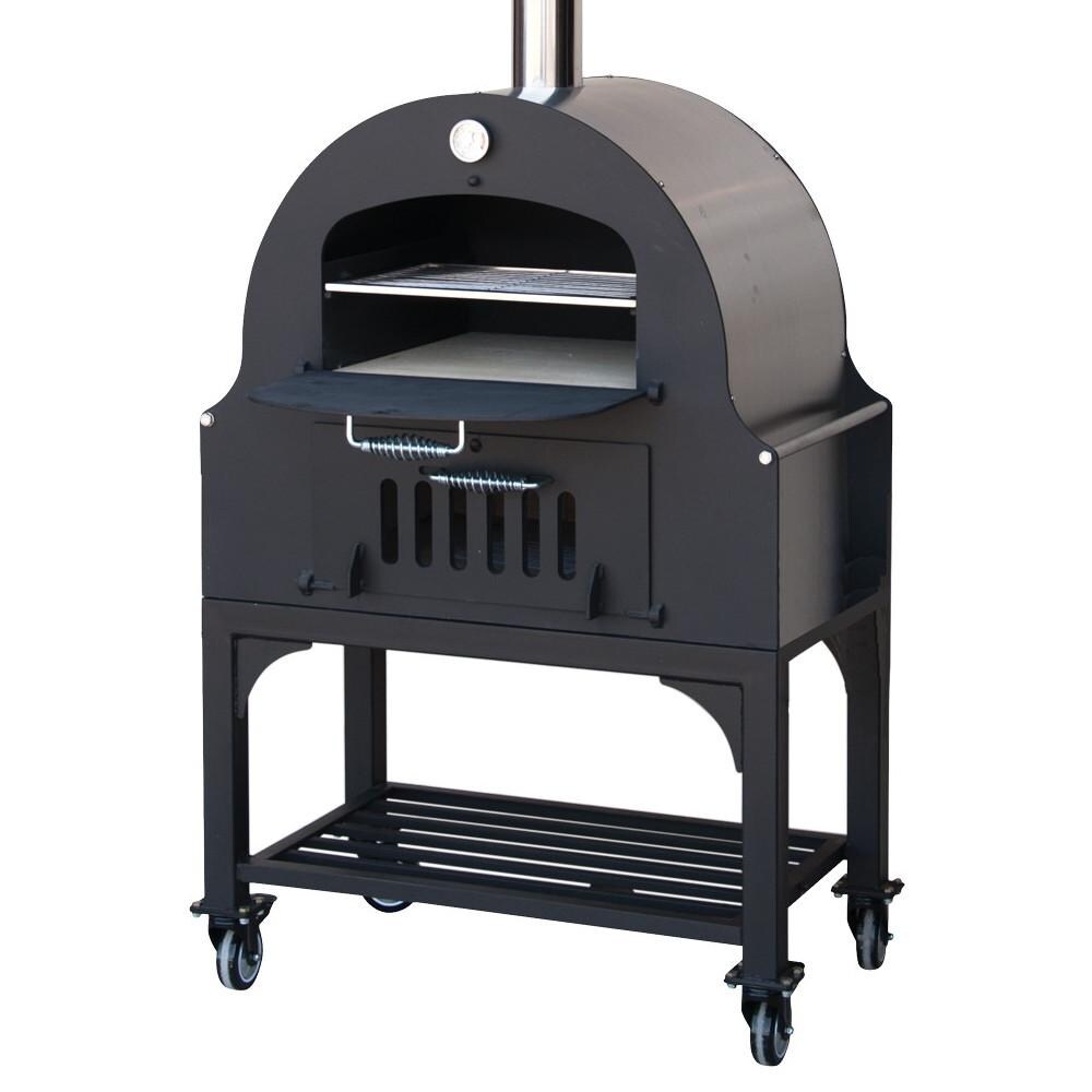 Tuscan Chef GX-B1 Medium Outdoor Wood-Fired Pizza Oven - On Cart - Bottom thumbnail