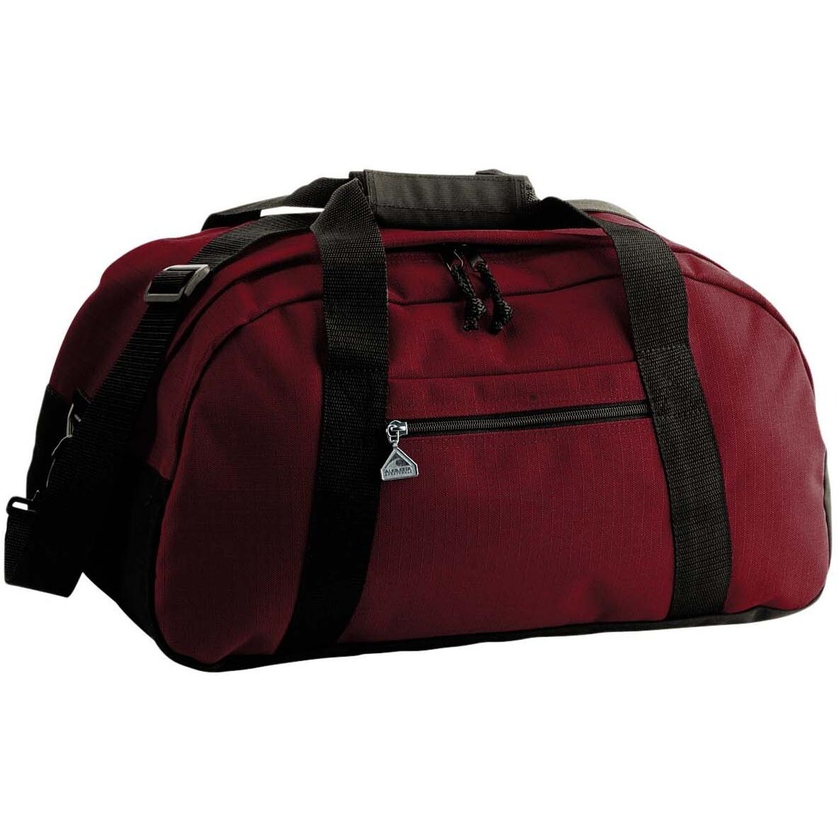 Augusta Ripstop Small Duffel Bag - Maroon/Black