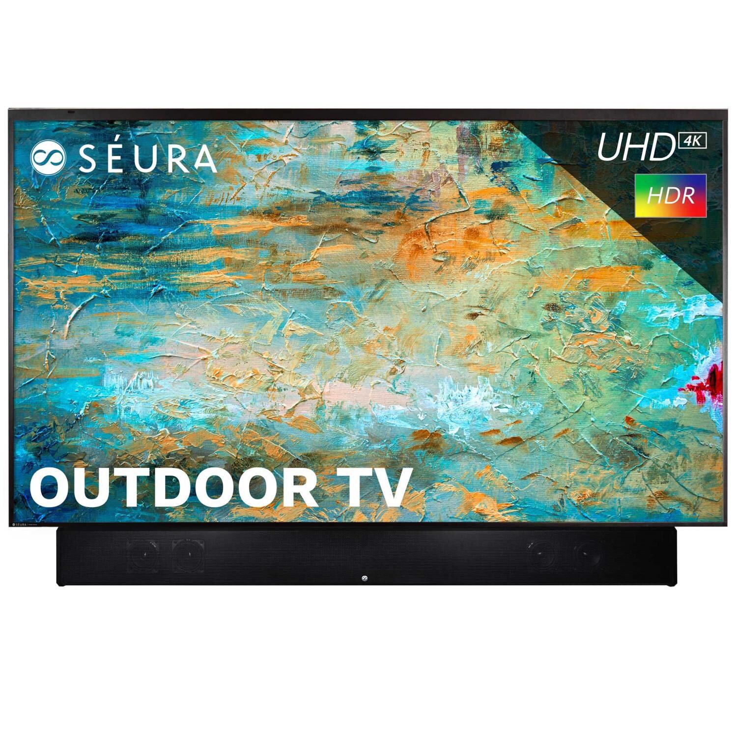 Seura SHD2-75-SSB-2 Shade Series 2 75-Inch 4K UHD HDR LED Outdoor TV W/ Soundbar thumbnail