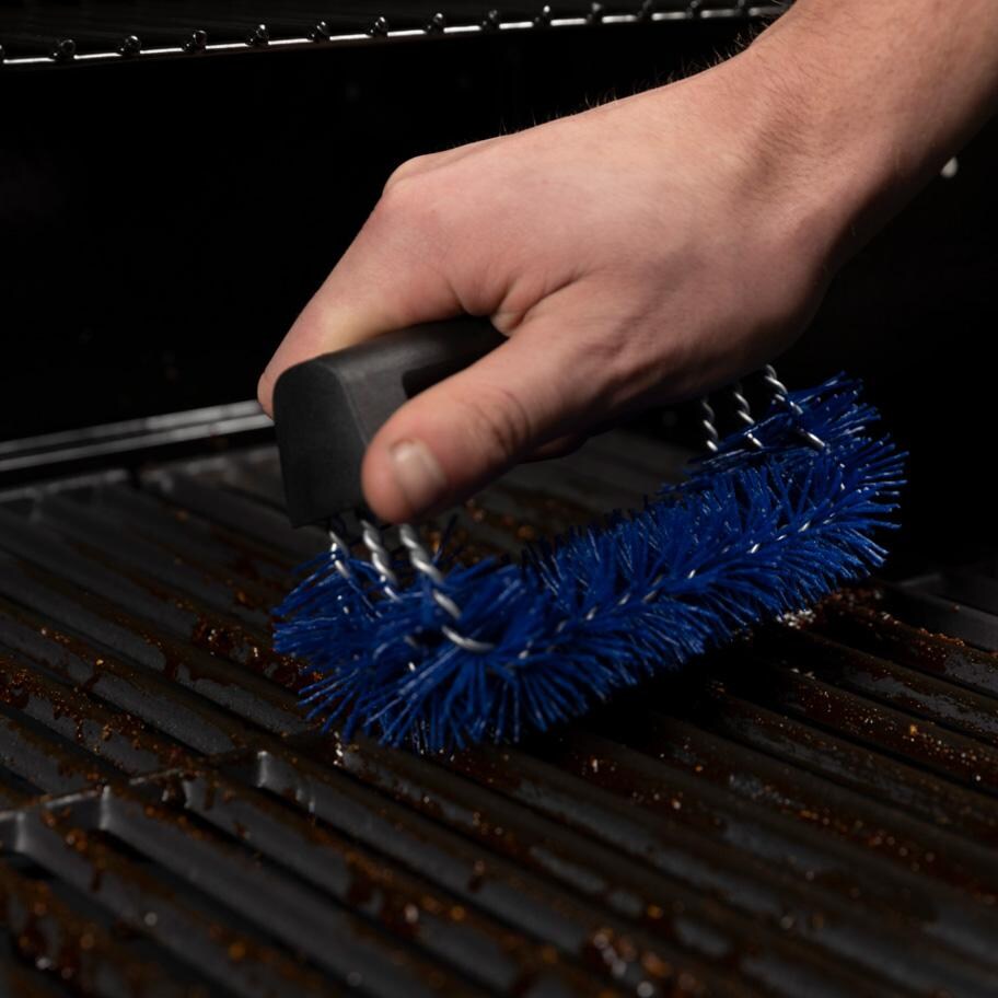 GrillPro Nylon Scrub Brush - 71443 - In Use - Lifestyle thumbnail