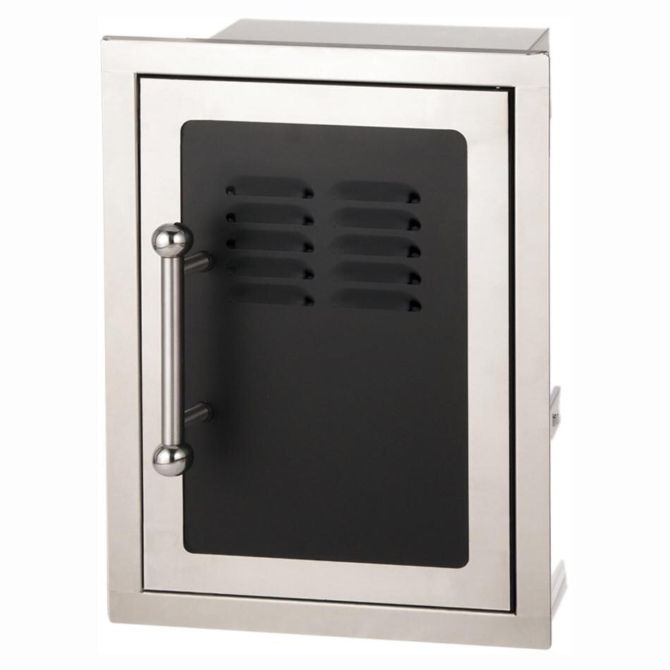 Fire Magic Echelon Black Diamond 14-Inch Right-Hinged Louvered Single Access Door W/ Propane Tank Storage & Soft Close - 53820HSC-TR thumbnail