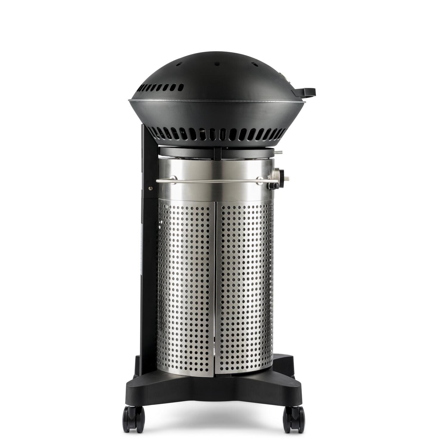 Fuego F21S-H + FEANG2  Element 21-Inch Freestanding Natural Gas Grill - Stainless Steel - Left Side thumbnail