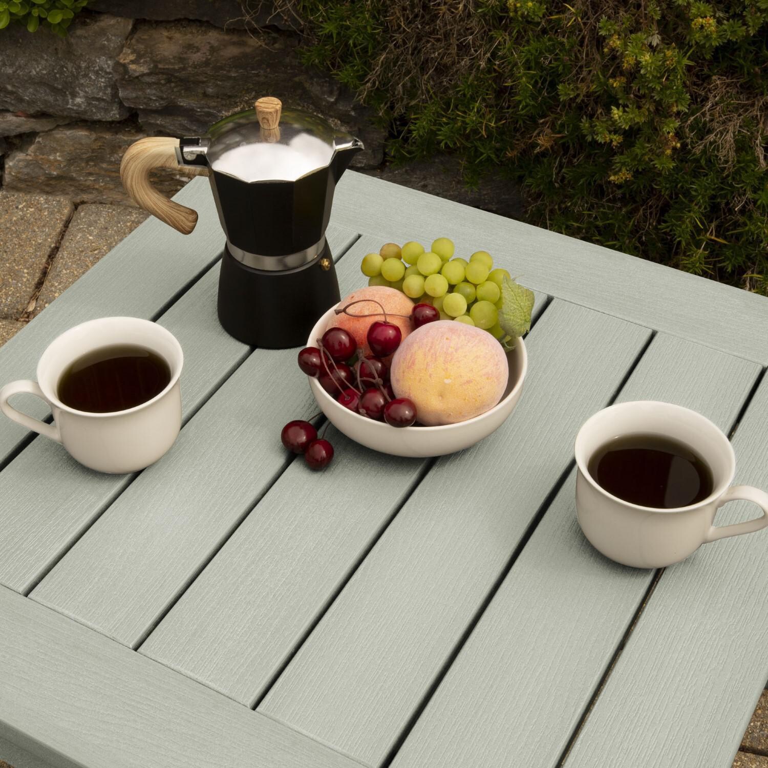 Lakeview Adirondack Side Table - Eucalyptus - Top View thumbnail