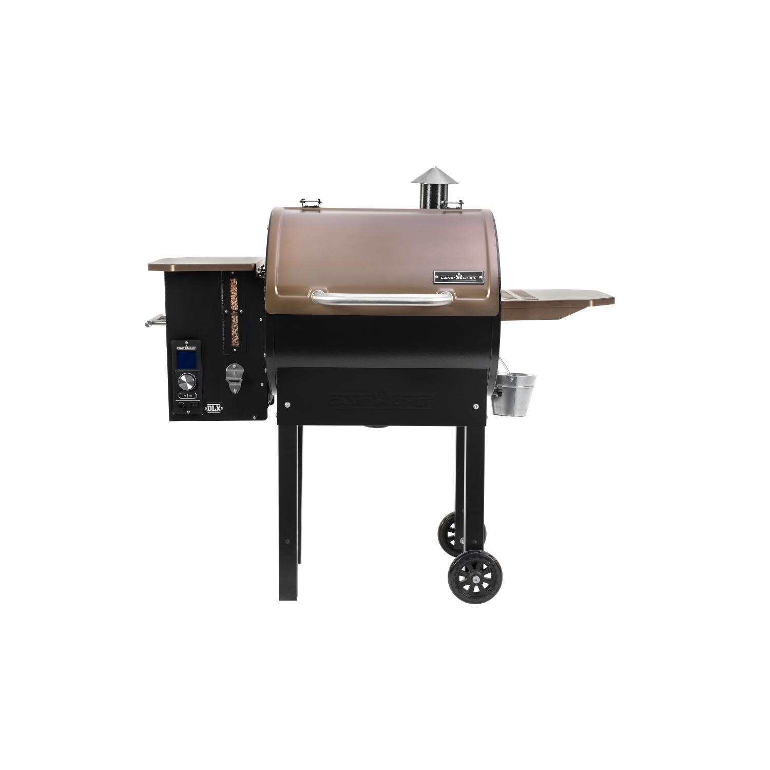Camp Chef PG24B SmokePro DLX Pellet Grill On Cart - Bronze - Front View thumbnail