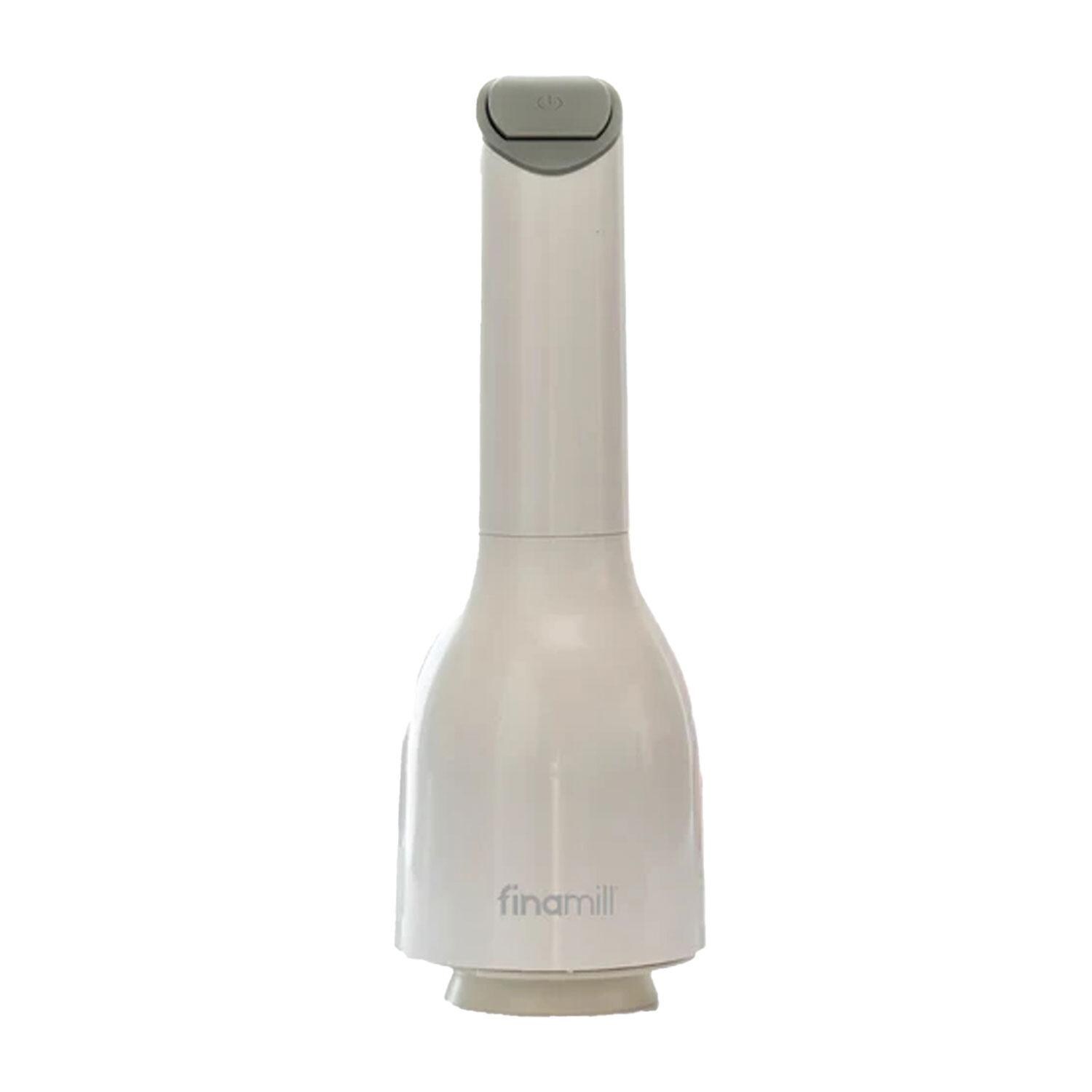 FinaMill Classic Battery-Operated Spice Grinder in Soft Cream w/ 1 Everyday Pod & 1 Peppercorn Pod - GP803437-111SOC