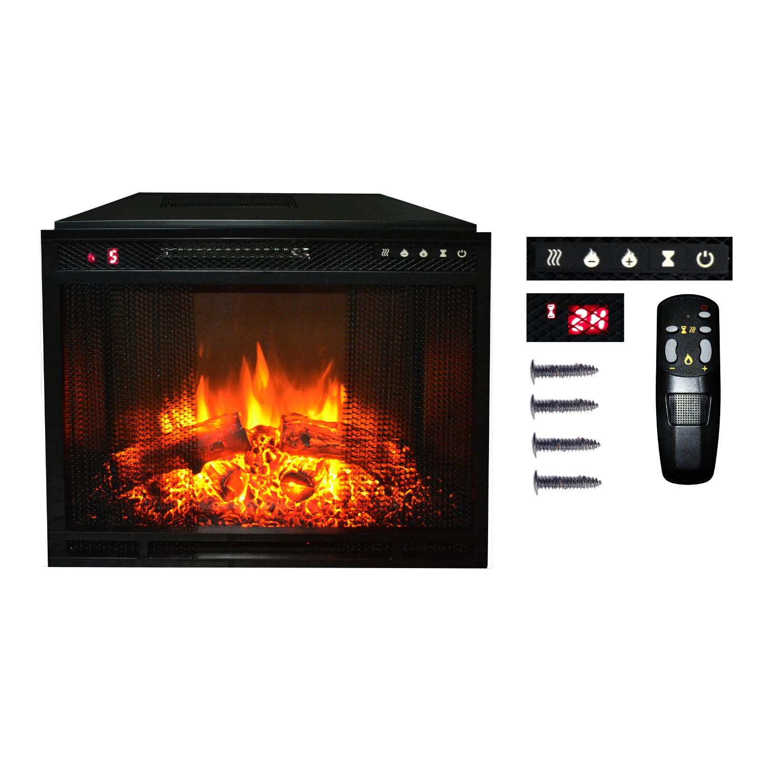 Touchstone Home Products Edgeline 28-Inch Electric Fireplace Insert - All Parts thumbnail