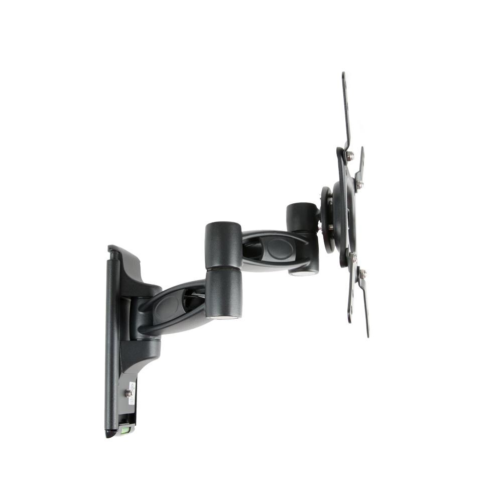 SunBriteTV Outdoor Single Arm Wall Mount for 32 - 43 Inch Displays - Black - SB-WM-ART1-S-BL - Side View - Extended thumbnail