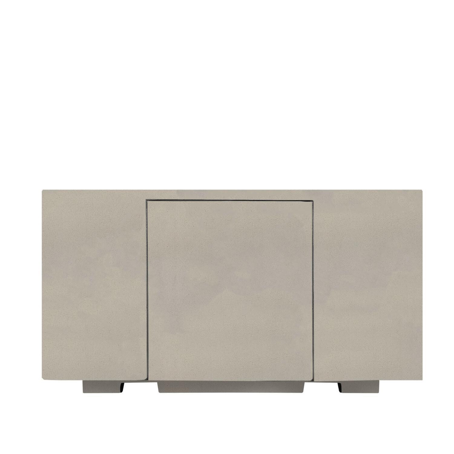 Prism Hardscapes SCPH-435-6LP Porto 58 58-in Rectangular Propane Gas Fire Pit Table - Side View - White Background thumbnail