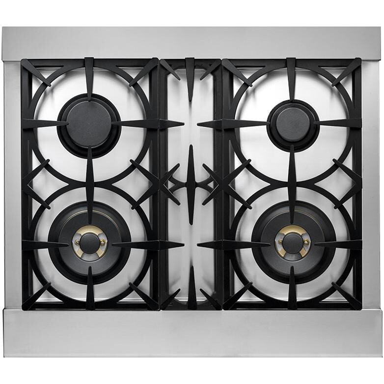 Tecnogas NEXT 30-Inch Cooktop Layout thumbnail