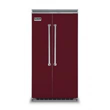 Viking Professional 5 Series 42-Inch 25.32 Cu. Ft. Built-In Side-By-Side Refrigerator/Freezer - Burgundy - VCSB5423BU image