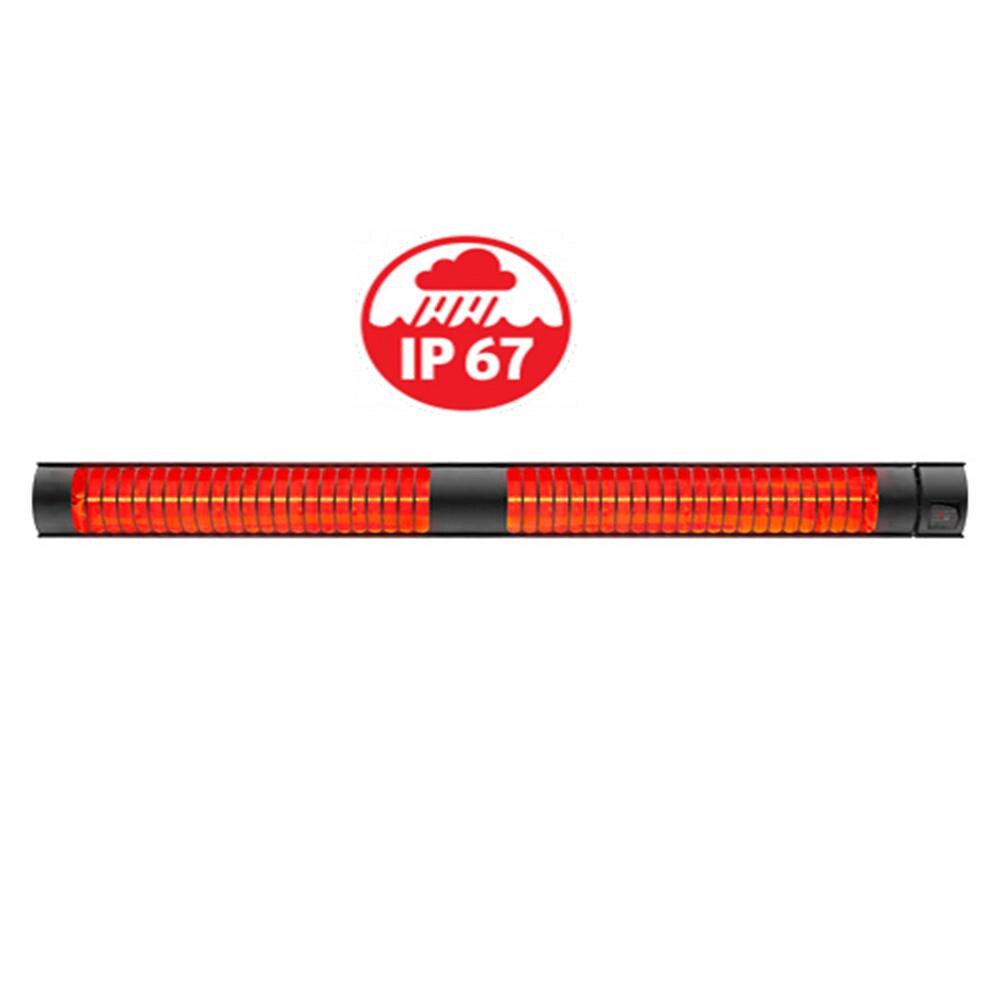 RADtec Torrid Series 50-Inch 4000W Weatherproof Electric Patio Heater - 240V - T4000/12R