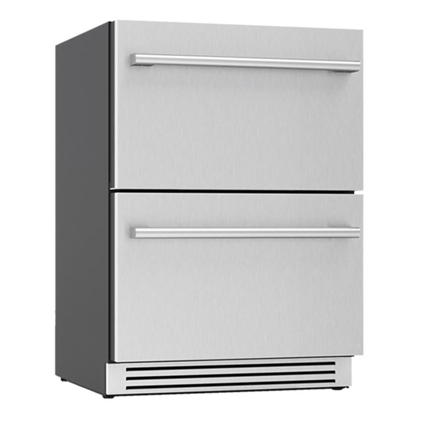 Zephyr PRRFD24C2AS Presrv 24-in 3.9 Cu. Ft. Outdoor Refrigerator/Freezer Drawers - White Background thumbnail