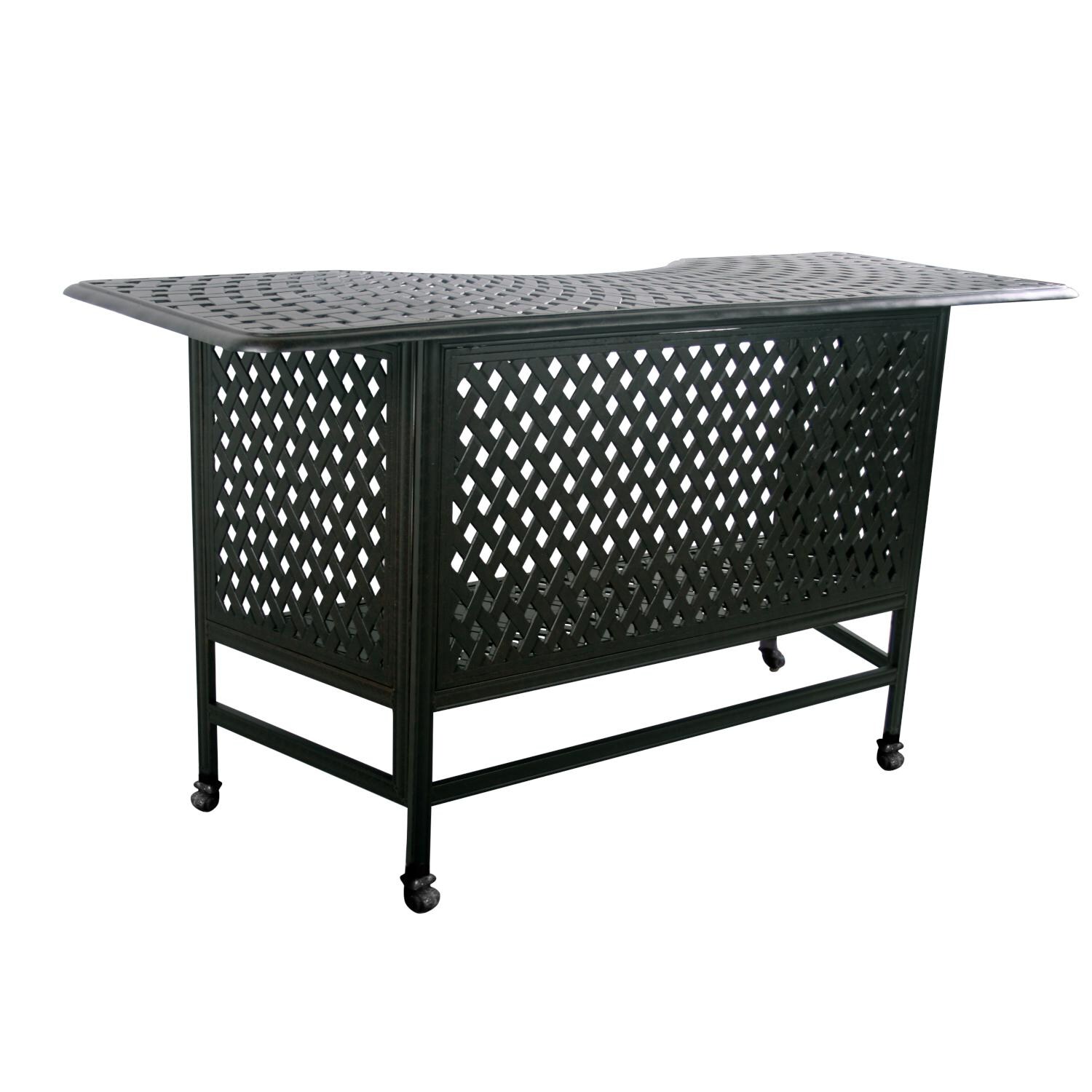 Darlee 201610-5PC-60K Mountain View Cast Aluminum Party Bar Table thumbnail