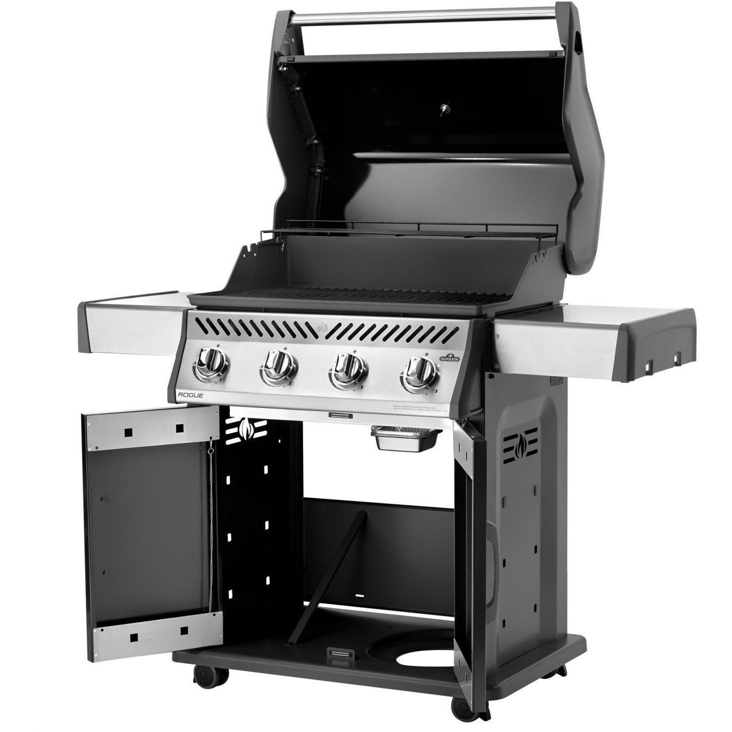 Napoleon Rogue 525 Propane Gas Grill - Black - Open View thumbnail