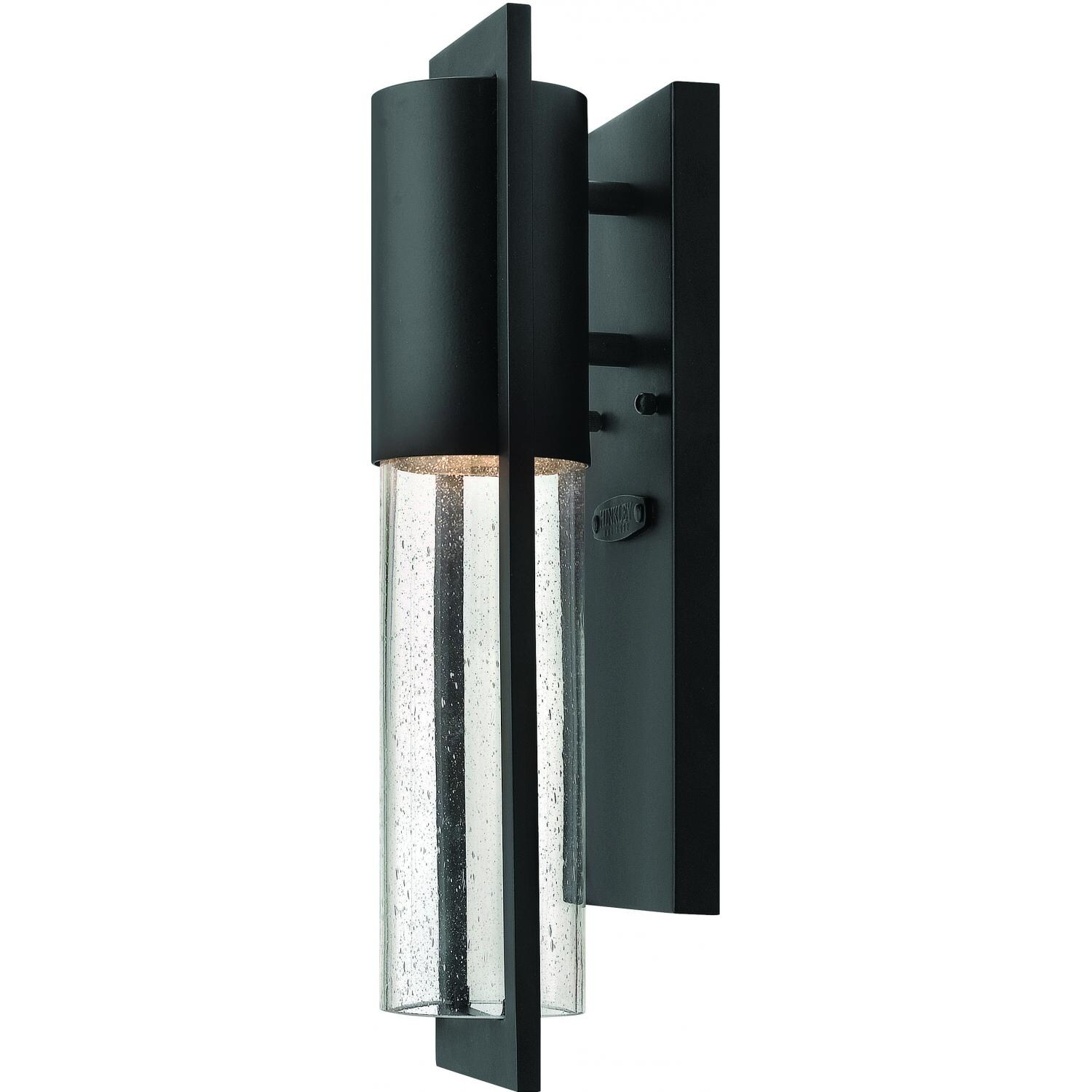 Hinkley Lighting Shelter 1326BK 60W One Light Outdoor Wall Lantern - Black thumbnail