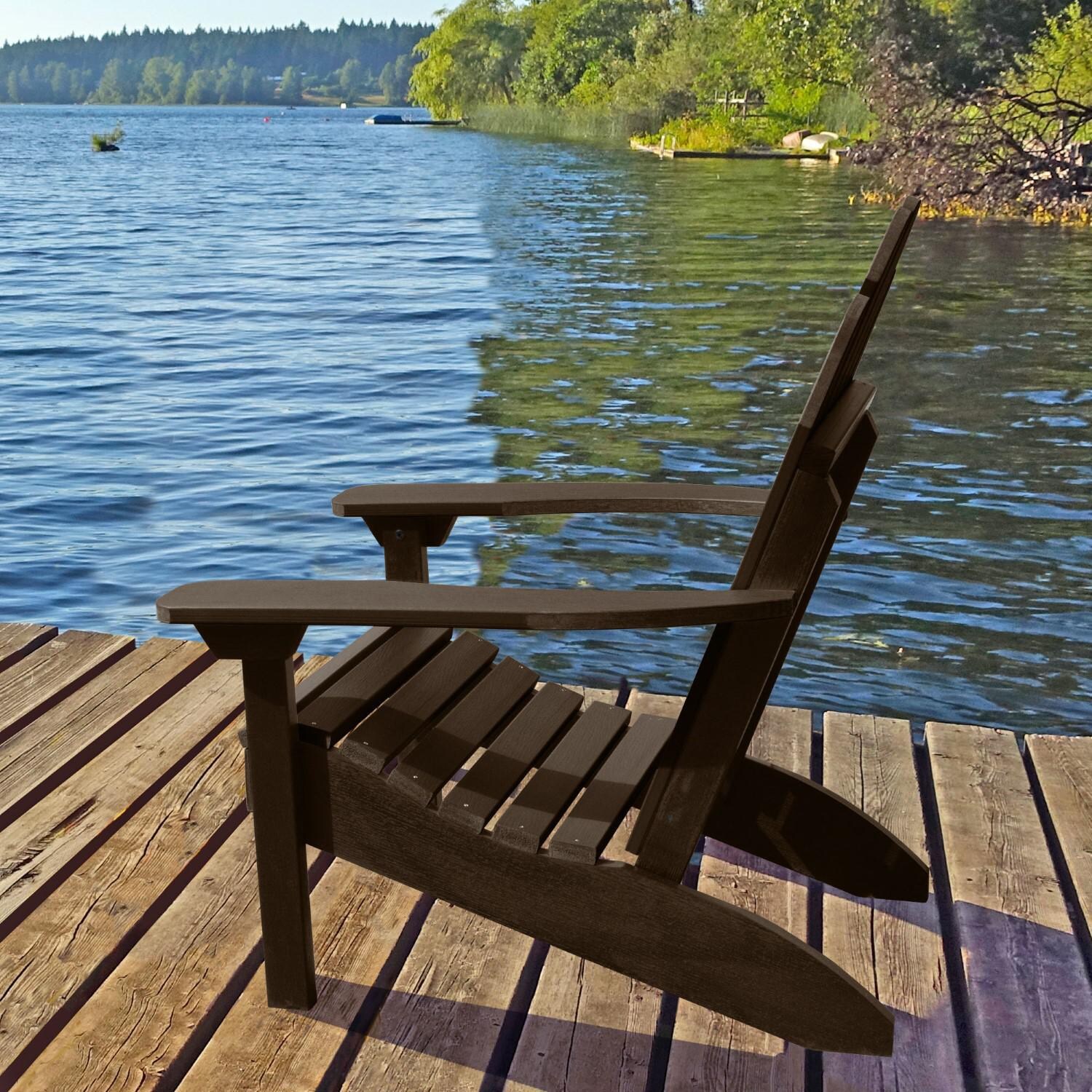 Lakeview The Charmville Adirondack Chair - Canyon - Side View thumbnail