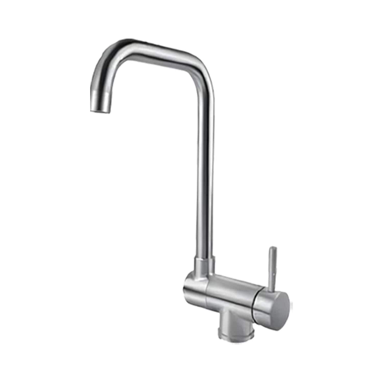 BBQGuys Signature BBQ-18SNK-SS-UM 16 X 18-in Undermount Stainless Steel Outdoor Sink - Faucet - White Background thumbnail