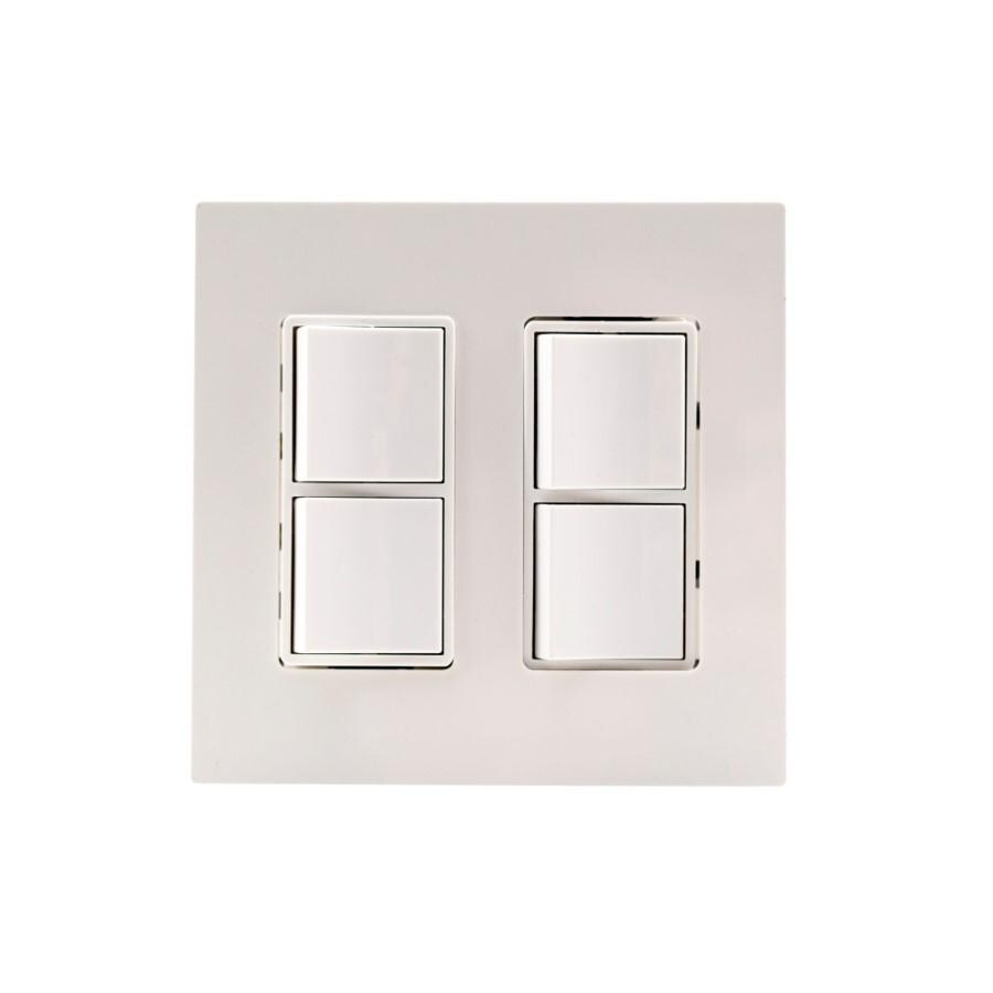 Eurofase EFDWPW Dual Duplex Switch Wall Plate And Gang Box In White thumbnail