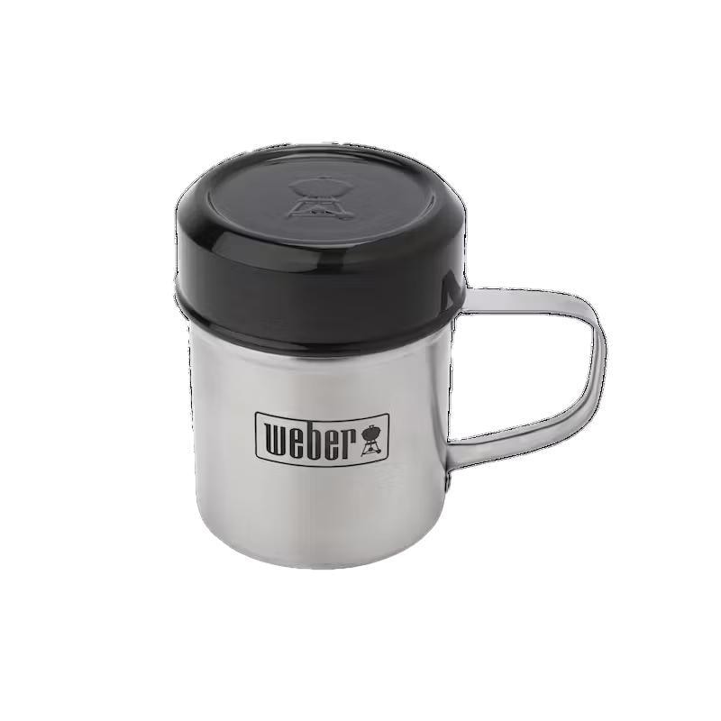 Weber Grills 3400061 Weber Smashed Burger Set - Seasoning Shaker - Lid On - White Background thumbnail