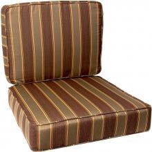 Sunbrella Davidson Redwood Small Outdoor Replacement Club Chair Cushion Set W/ Piping By BBQGuys