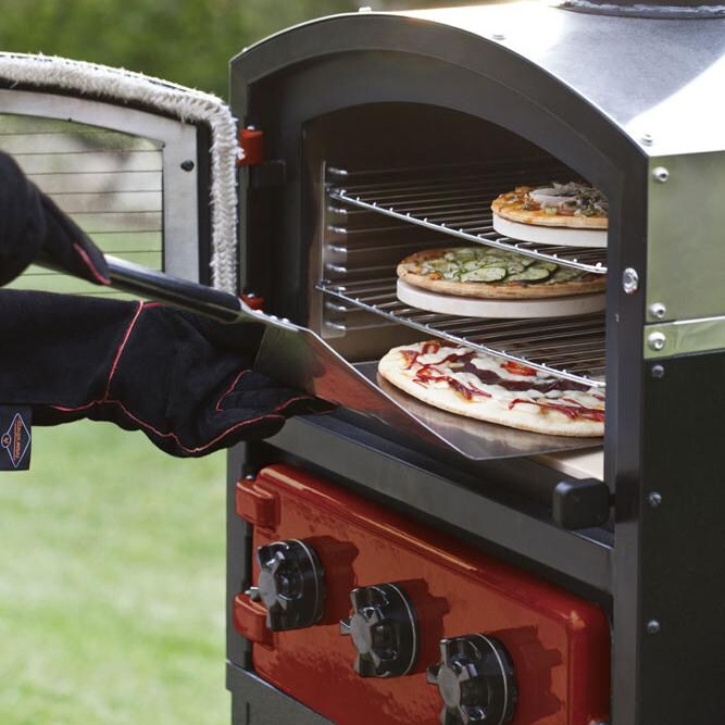 Alto 19Inch WoodFired Outdoor Pizza Oven And Smoker On Cart