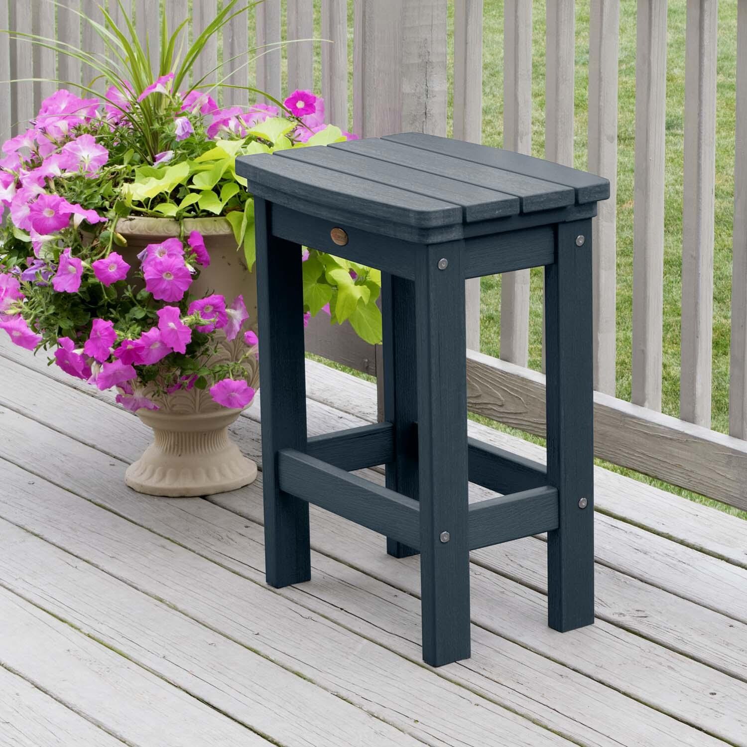 Hart Lane 6 Pc Recycled Plastic Counter Height Dining Stool in Federal Blue By Lakeview - Lifestyle thumbnail
