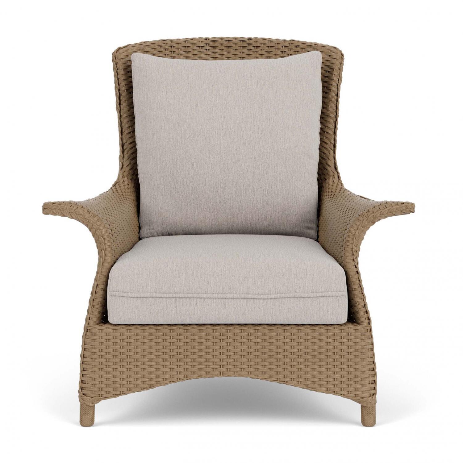 Mandalay Lloyd Loom Club Chair in Fawn/Remy Cloud by Lloyd Flanders