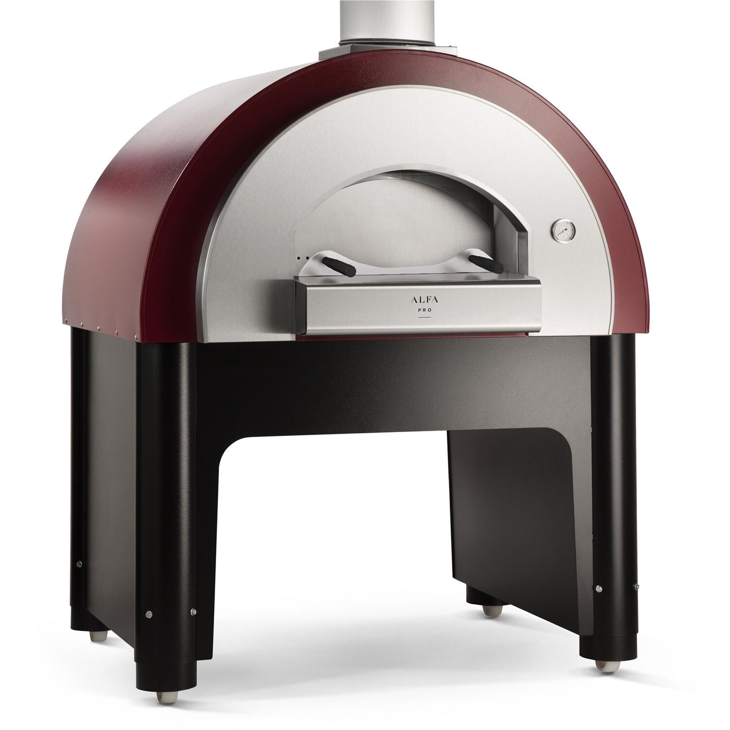Alfa Pro Quick 47-Inch Outdoor Wood-Fired Pizza Oven - Front View thumbnail