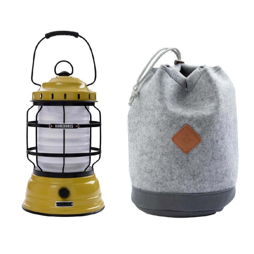 Barebones Living Forest Lantern Bundle - Dusty Yellow
