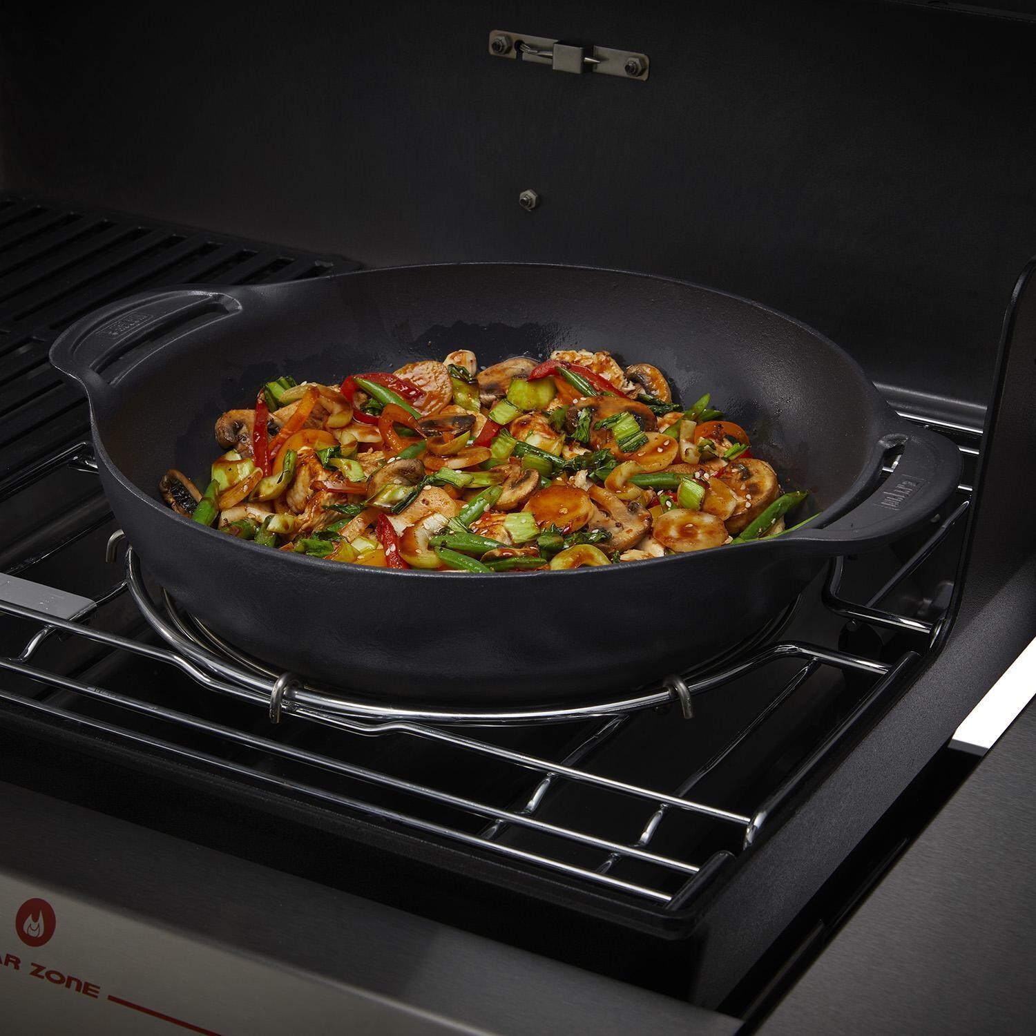 Weber 7606 CRAFTED Wok & Steamer - Veggies - Lifestyle thumbnail
