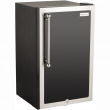 Fire Magic 20-Inch 4.0 Cu. Ft. Echelon Black Diamond Right Hinge Compact Refrigerator - Black - 3598H-DR image