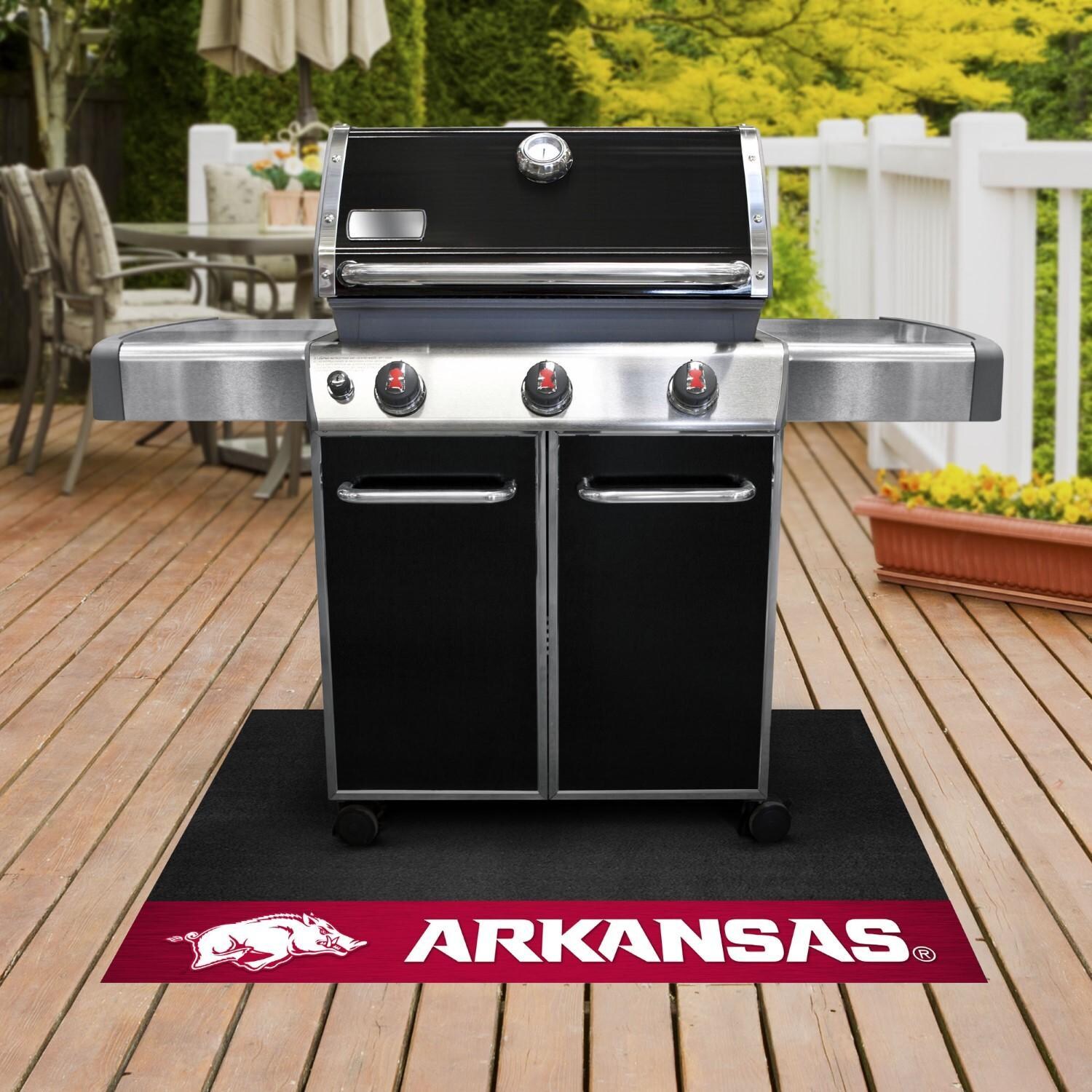 FANMATS 12116 University of Arkansas Grill Mat - White Background thumbnail