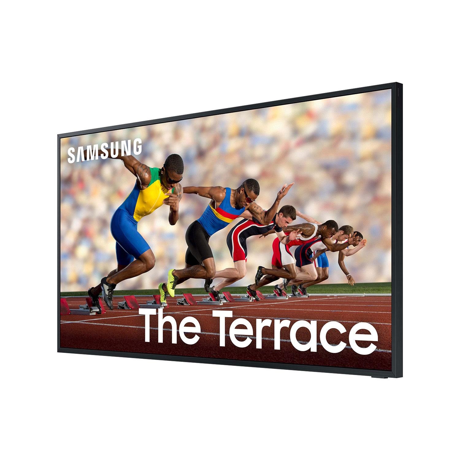Samsung QN75LST9DAFXZA 75-in Class LST9D The Terrace Full Sun Neo QLED 4K Smart TV - Angled Left - White Background thumbnail