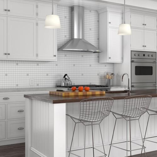 Zephyr Range Hoods 30-Inch Europa Savona Wall Mount Chimney Range Hood - Lifestyle View thumbnail