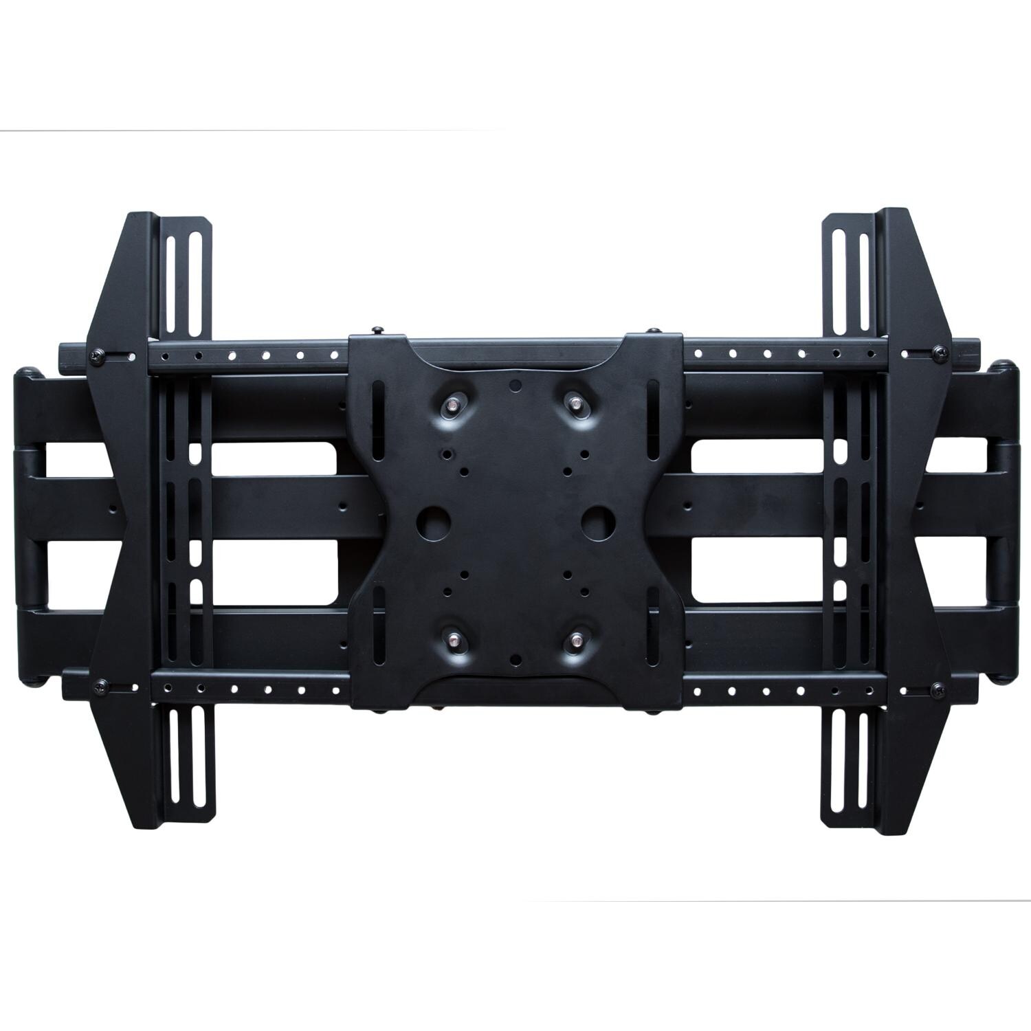 SunBriteTV Outdoor Dual Arm Articulating (Full Motion) Mount for 37 - 80 Inch Large Displays (Black) - Front View thumbnail