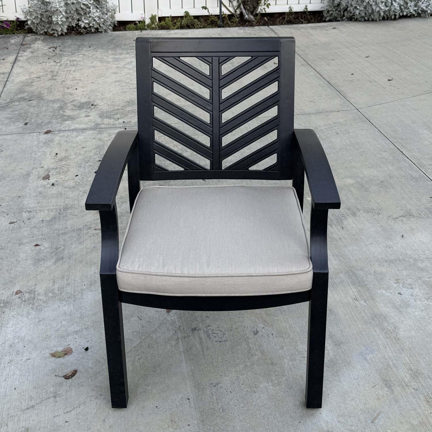 Palm Springs Aluminum 2 Pc Dining Arm Chair Set in Antique Bronze/Beige by Darlee - Single Chair - Lifestylee thumbnail