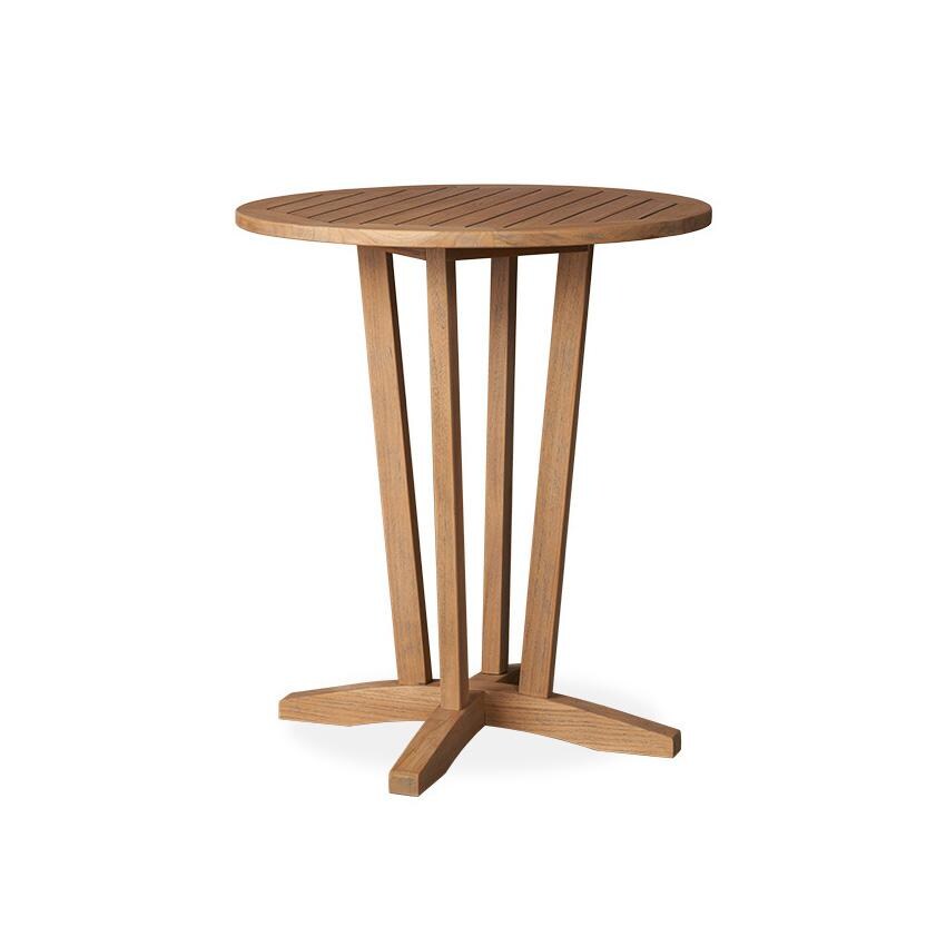 Lakeview Timeless View 5 Pc Wicker Bar Set W/Bar Stools in Pewter - Bar Table thumbnail