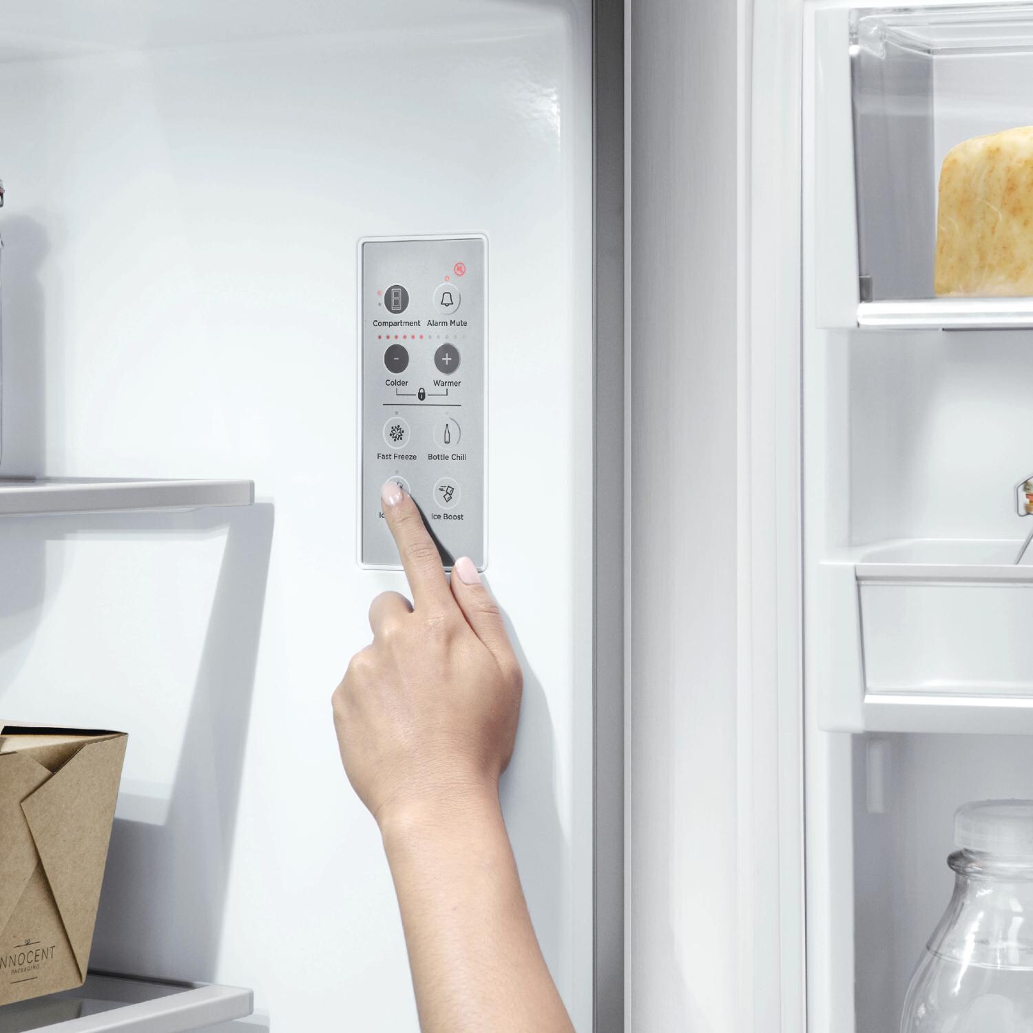 Fisher Paykel Professional 80-Inch Built-In French Door Refrigerator - Internal Control Panel thumbnail