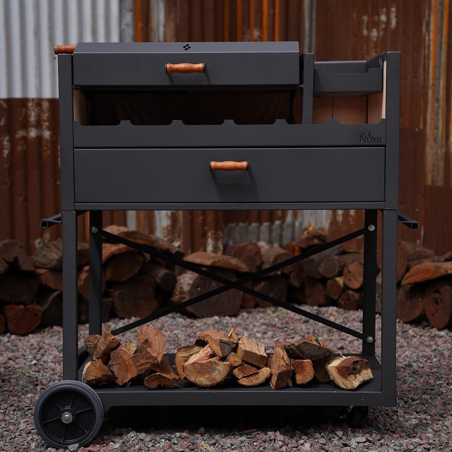 Nuke DELTA02 Delta 40-Inch Argentinian-Style Gaucho Grill - Lifestyle thumbnail