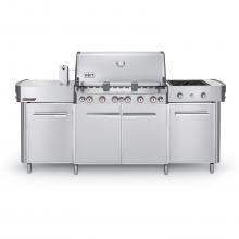 Weber Summit Grill Center Natural Gas Grill With Rotisserie, Sear Burner & Side Burner - Stainless Steel - 292001 image
