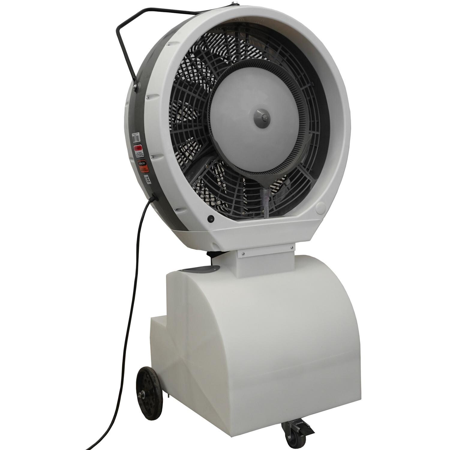 Ecojet by Joape Cyclone Reservoir 18-Gallon Outdoor Misting Fan - White - LVP-030402