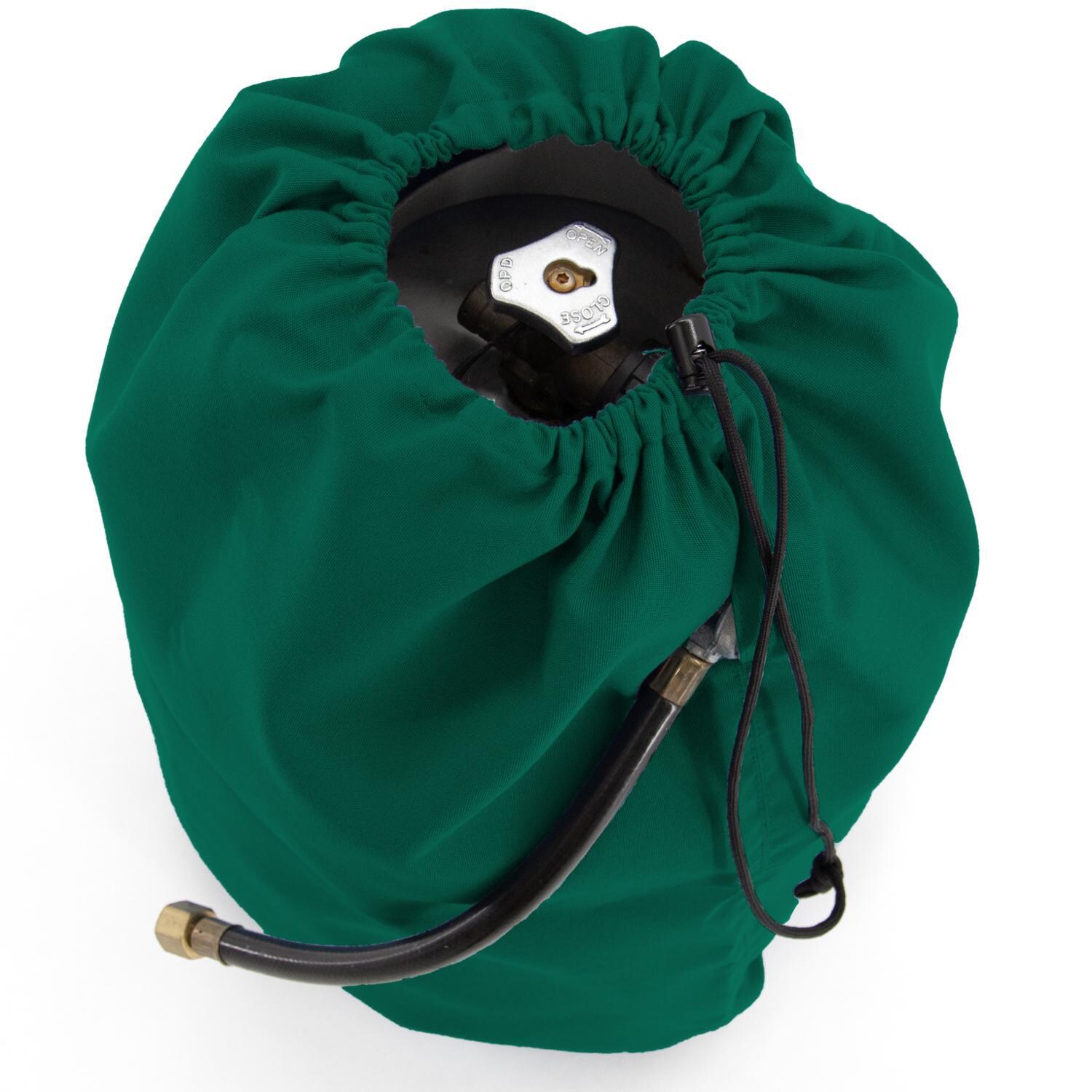 Signature Series Propane Tank Cover by BBQGuys - In Use Above thumbnail