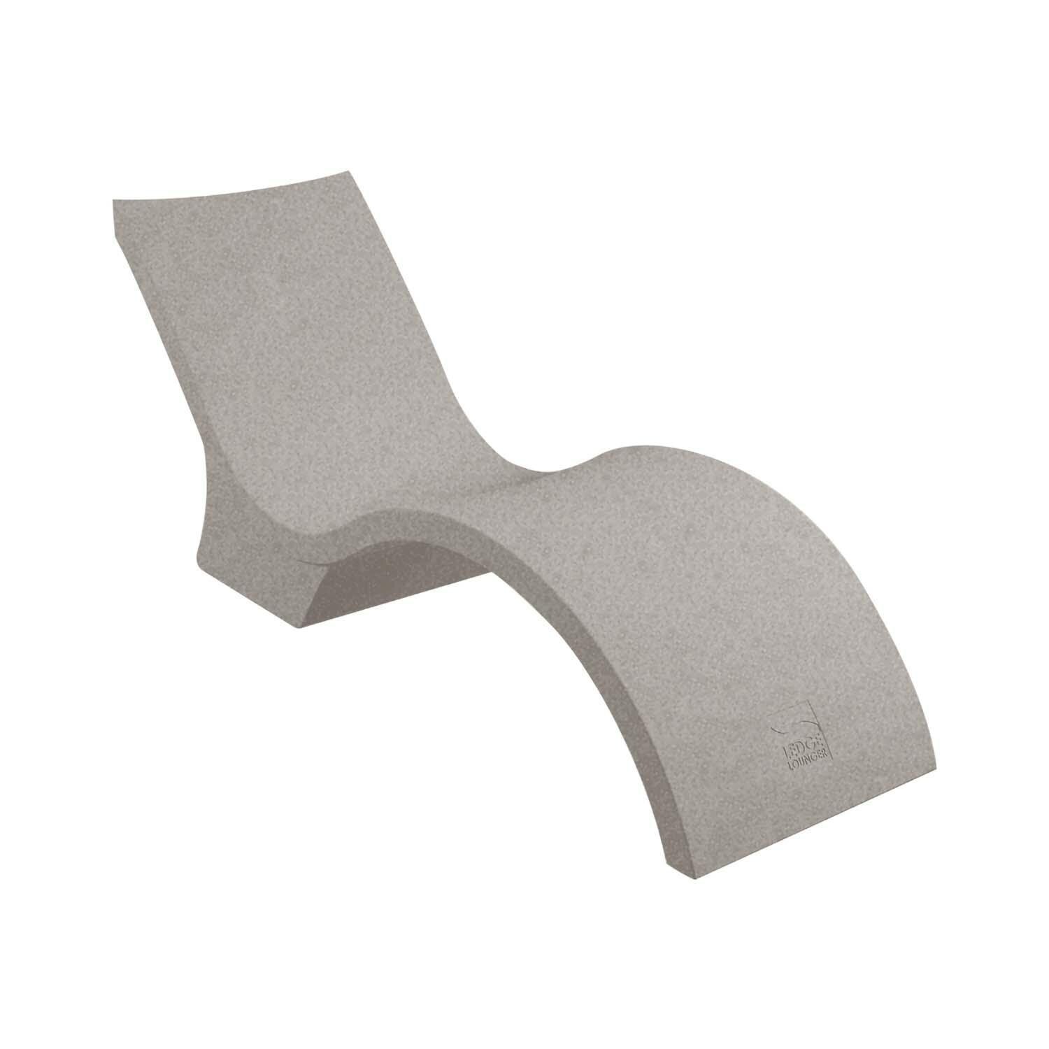 Ledge Lounger Signature Deep In Pool Chaise Lounge - Sandstone - White Background thumbnail