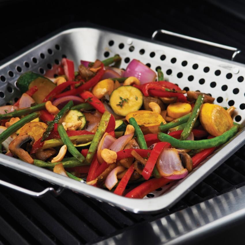 GrillPro Stainless Steel Square Wok Grill Topper - 96321 - Cooking - Lifestyle thumbnail