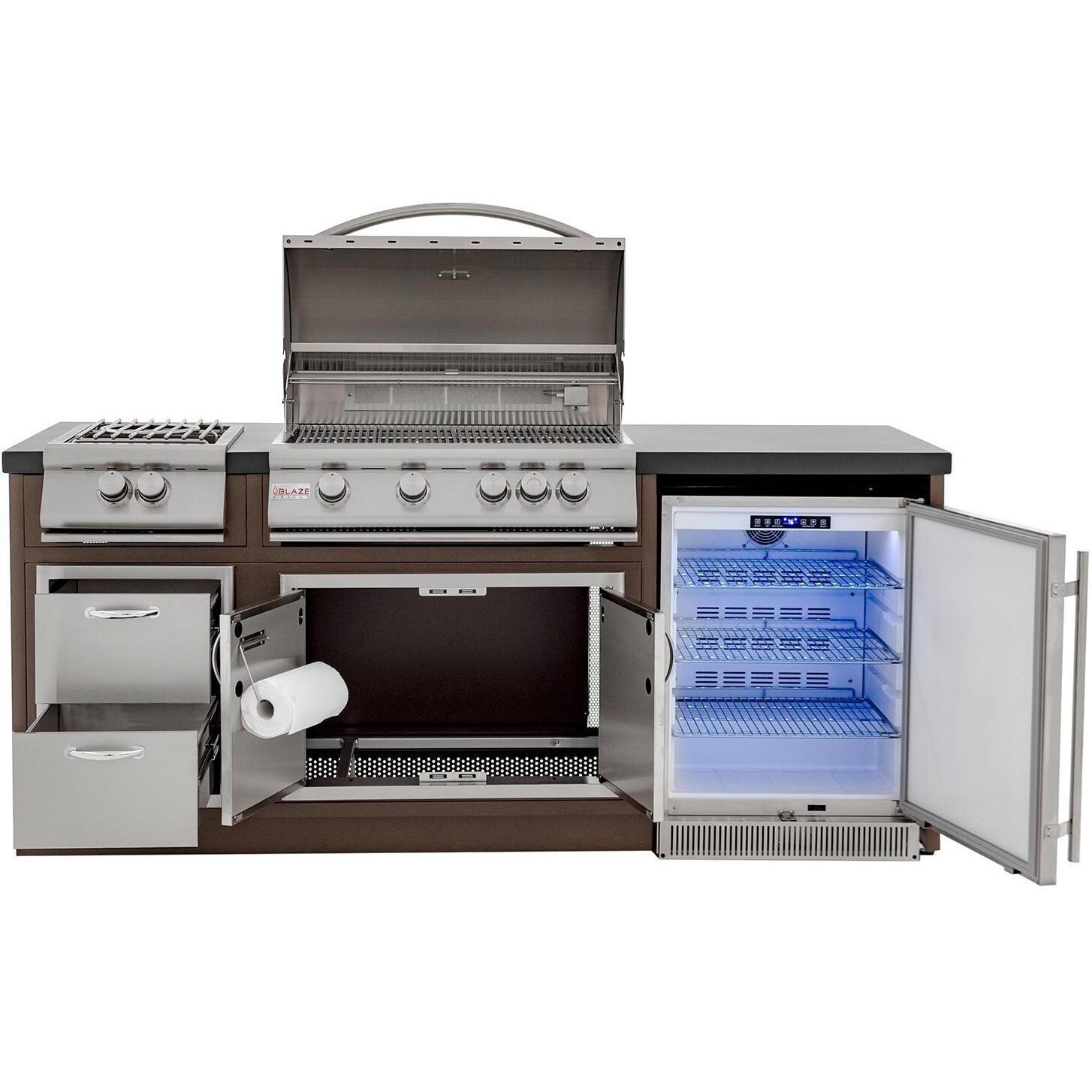 Blaze BBQ Island - Open View  thumbnail