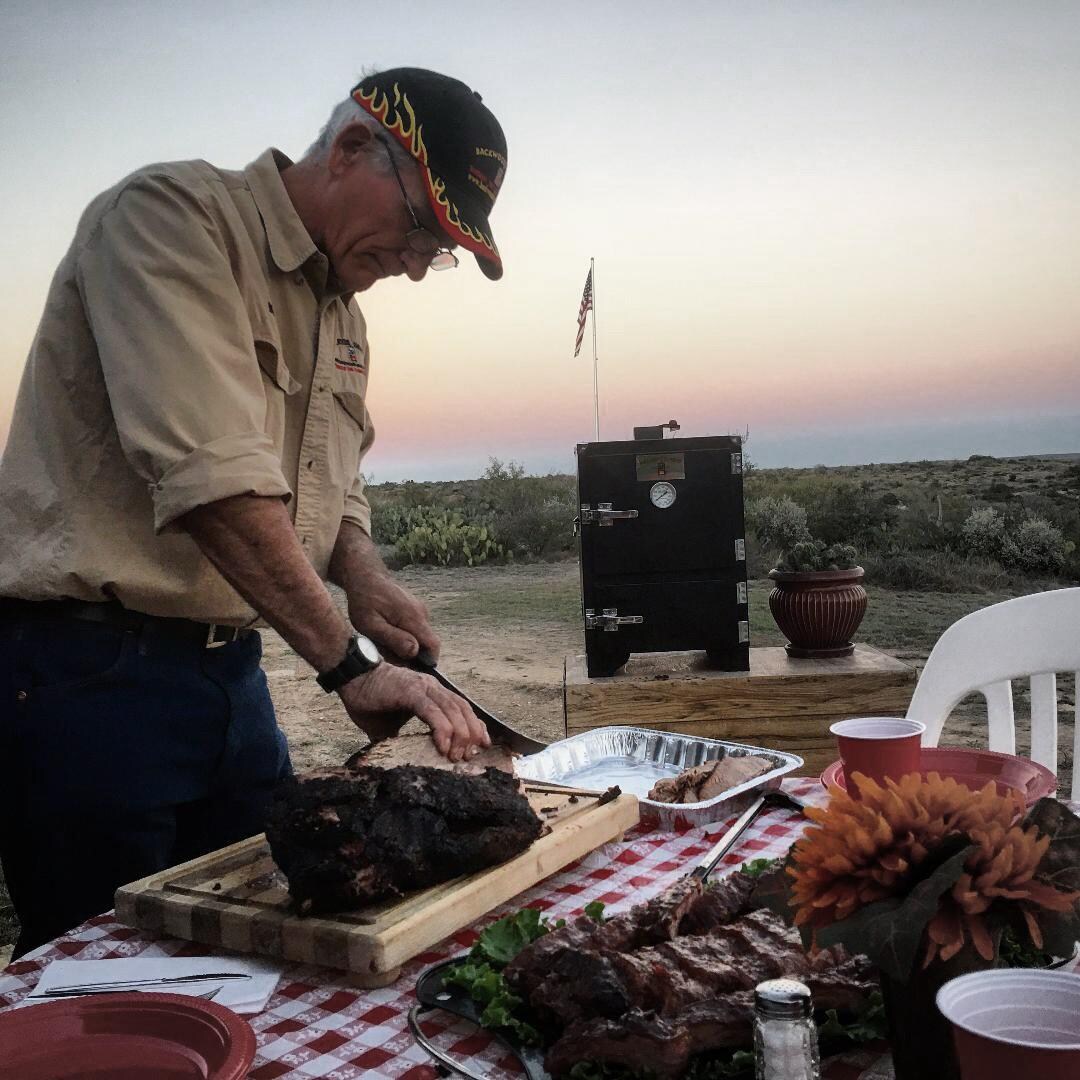 Backwoods Chubby 3400 Vertical Charcoal Smoker - Lifestyle thumbnail