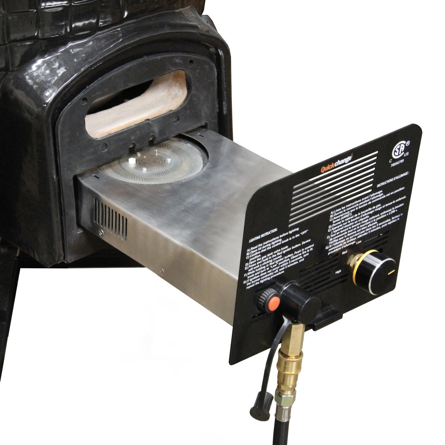 Vision VGK-GPAK-S1 Quickchange Propane Gas Conversion Insert - Insert Burner Into Ash Drawer Opening thumbnail