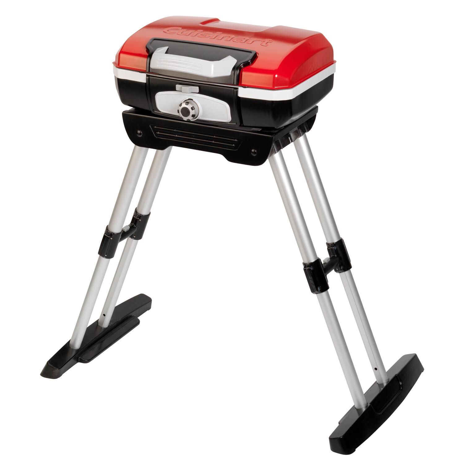 Cuisinart Petit Gourmet Gas Grill With VersaStand - Red - CGG-180 thumbnail