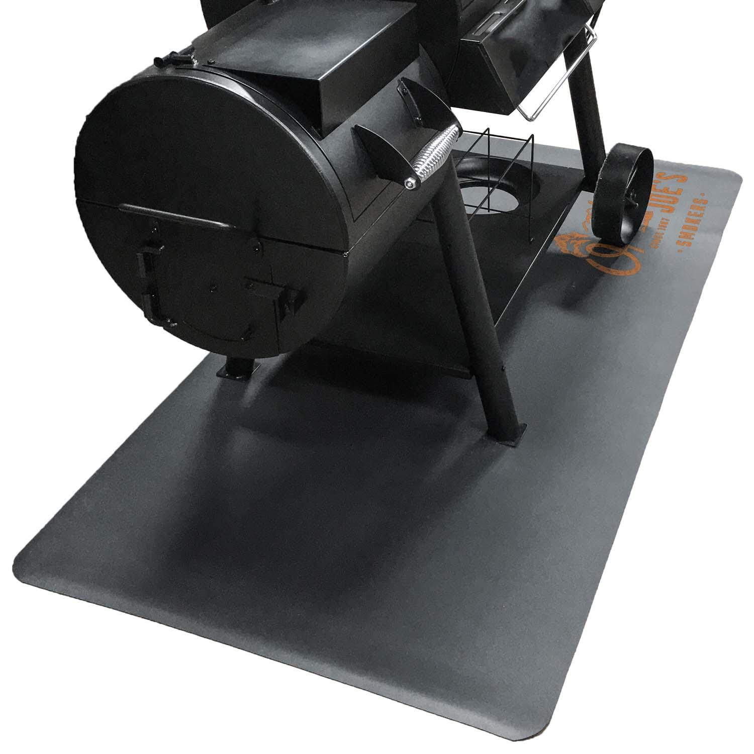 Oklahoma Joe's 4498341P06V 80 X 40 XL Smoker Mat- Top View w/ Grill - White Background thumbnail